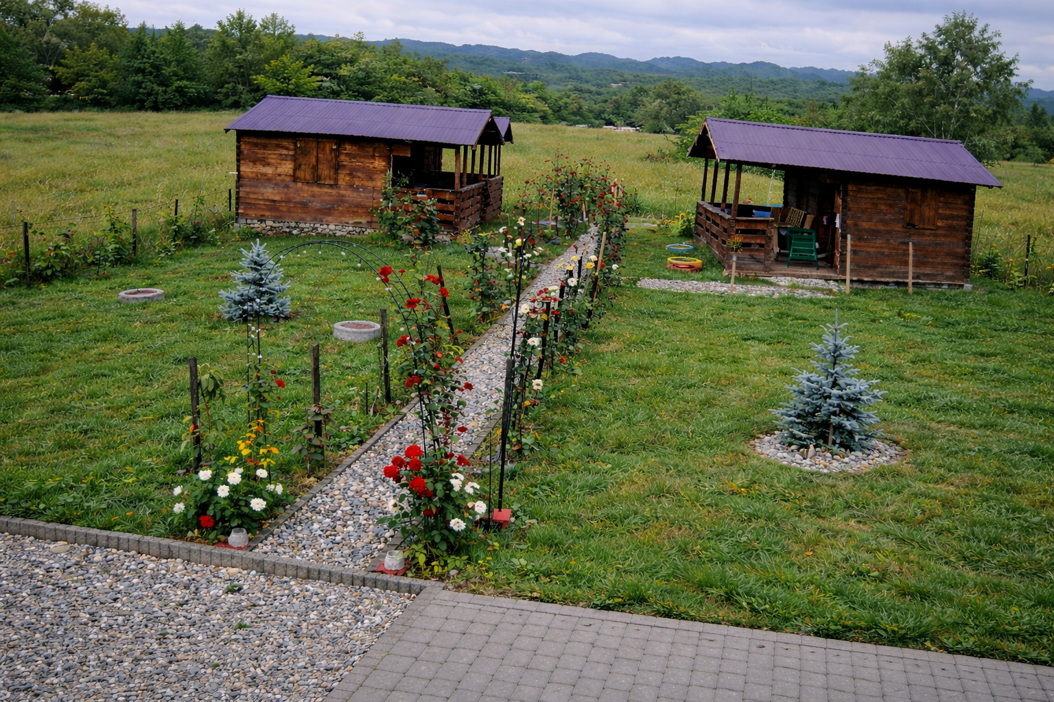 Cabane in mijlocul naturii